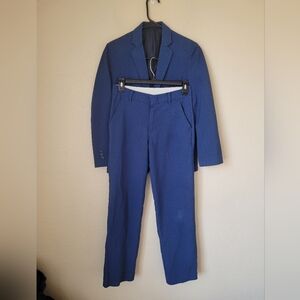 Chaps Youth Boys Pant Suit Size 12 Pilot Blue